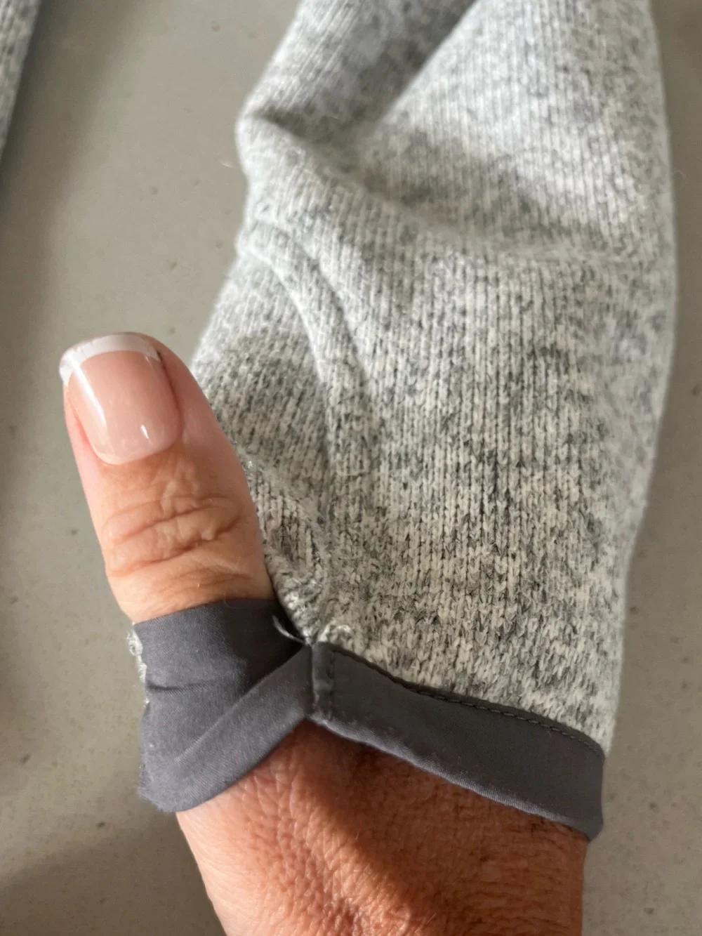 Lululemon Fleece And Thank You Pullover Hoodie Sweater Heather Gray 10 Women’s